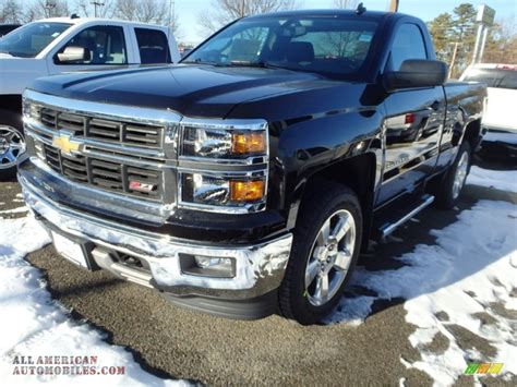 2014 Chevrolet Silverado 1500 LT Z71 Regular Cab 4x4 In Black Photo 2