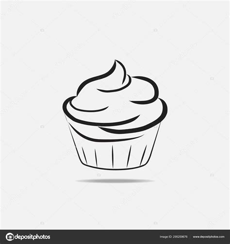 Cupcake Clipart Black And White Infoupdate Org