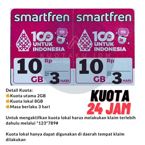 Jual Termurah Voucher Smartfren Unlimited Kuota Smartfren Gb Gb Gb