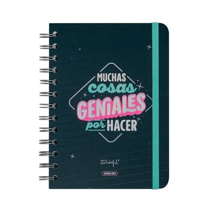 Agenda Mr Wonderful Peque A Semanal Muchas Cosas Geniales Por Hacer