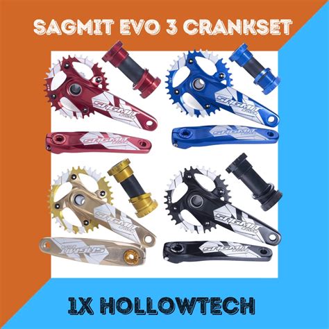 EVO3 CRANKSET SAGMIT 1X HOLLOWTECH Shopee Philippines