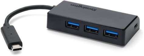 Kensington CH1000 4 Port USB Type C Hub Black Nivo Co Za