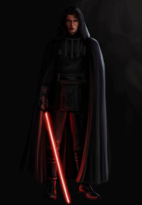 Artstation Suitless Darth Vader Concept