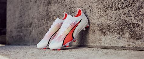 Puma Ultra Ultimate Fg Ag Bianco Puma Orchidea Fuoco Scarpe Calcio