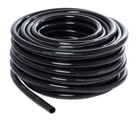 Manguera Negra Flexible 3 8 O 10 Mm Rollo Con 50 Metros