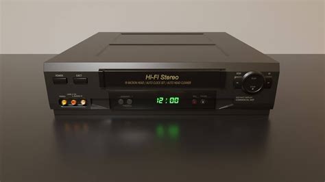 Hi-Fi Stereo VHS Video Cassette Recorder 3D Model by ItsAllInYour