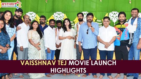 Panja Vaisshnav Tej Debut Movie Launch Highlights Chiranjeevi Allu