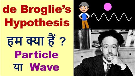 De Broglie S Hypothesis Quantum Mechanics In Hindi For B Sc YouTube