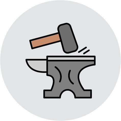 Premium Vector Anvil Vector Illustration Style