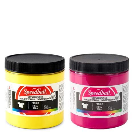 Speedball Fabric Screen Printing Ink Colours Sizes Listed Art