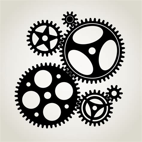 Mechanical Gears Clipart