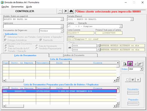 E841 Reemissão do saldo em aberto da baixa parcial Base de