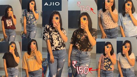 Huge Ajio Haul Ajio Top And T Shirt Haul All Under Very