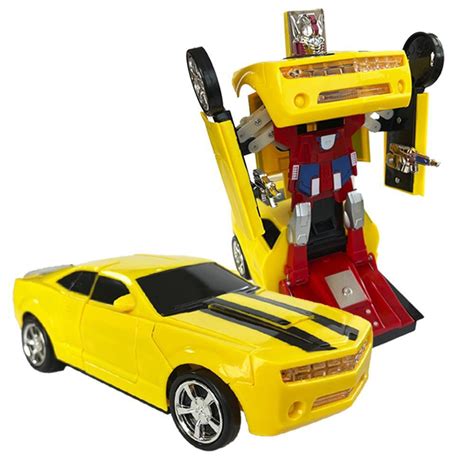 Carrinho Camaro Transformers Vira Rob Luz Som Bate Volta Submarino