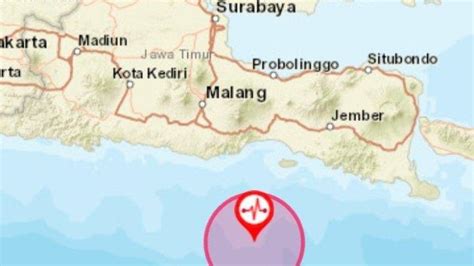 GEMPA Terkini Di Jawa Timur Sore Ini Mengguncang Lumajang Pusat Gempa