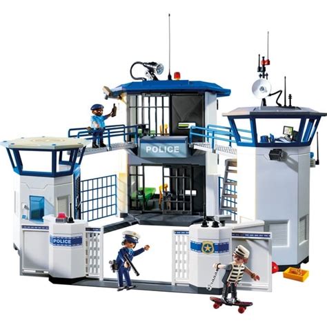 Playmobil City Action Police Central De Commandement Avec Prison