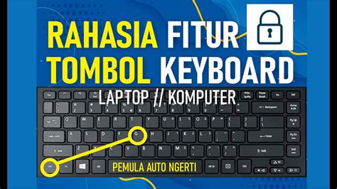 Rahasia Fungsi Tombol Keyboard Laptop Pc Youtube