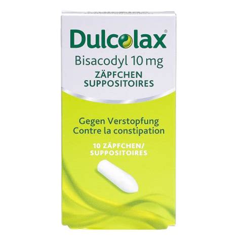 Dulcolax Bisacodyl Suppositoires 10 Mg En Cas De Constipation Abilisch