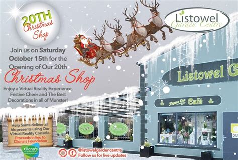 Listowel Garden Centre Christmas Shop Official Opening - Clionas