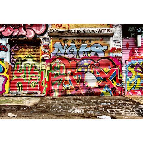 Dimex Scenic Graffiti Street Landscapes Wall Mural MS-5-0321 - The Home Depot