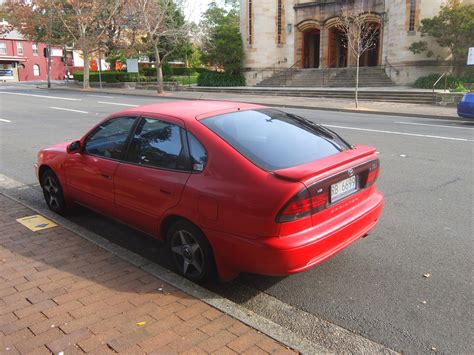 Aussie Old Parked Cars Toyota Corolla Sprinter Door