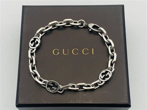 値頃 Gucci インターロッキングg ブレスレット サイズ ⭐︎極美品⭐︎ グッチ インターロッキングg ブレスレット サイズ Dgb