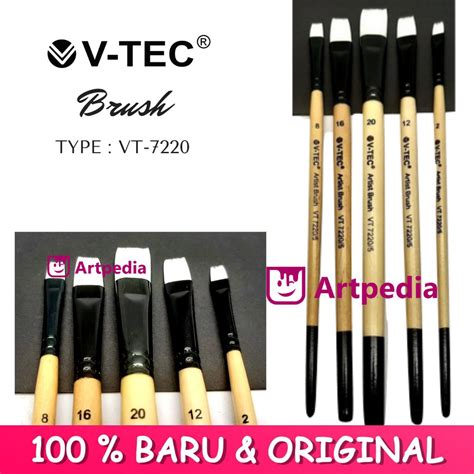 Jual V Tec Brush Vt Set Kuas Lukis Set Kuas V Tec Shopee