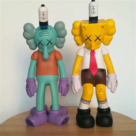 One Year Ago 360 View Of Original Kaws Small Lies Spongebob