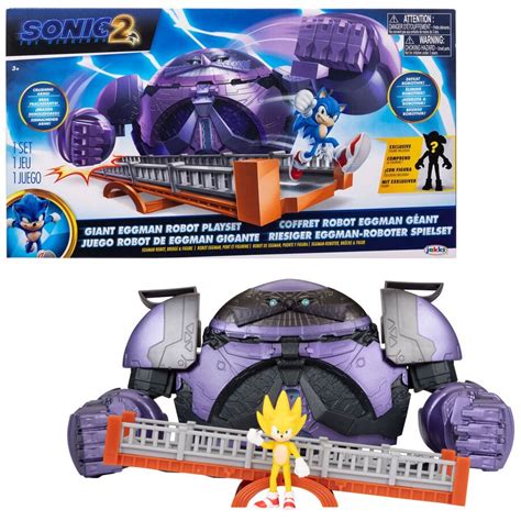 Sonic The Hedgehog 2 Movie Giant Eggman Robot Set MiniBIGme