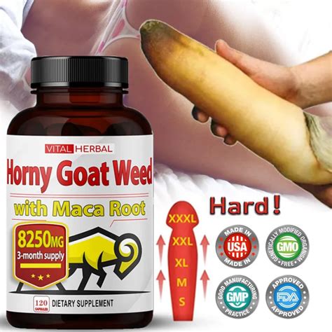 Horny Goat Weed Complex with Maca puritan s Pride Maca Tribulus สตร