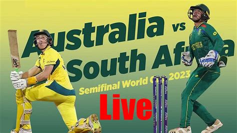 Australia Vs South Africa Live World Cup Match One News Page Video