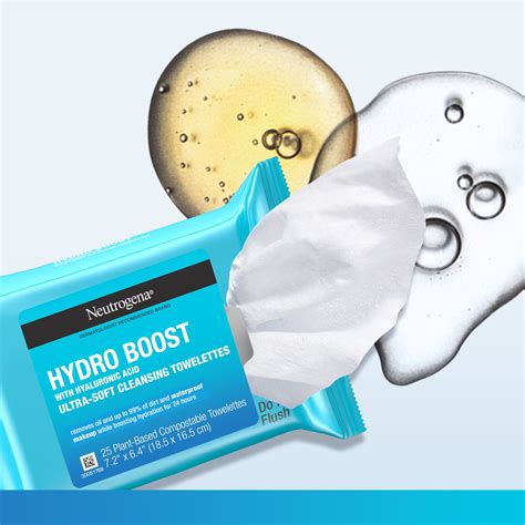 Neutrogena Hydroboost Face Cleansing And Makeup Remover Wipes 25ct Pick Up In Store Today At Cvs