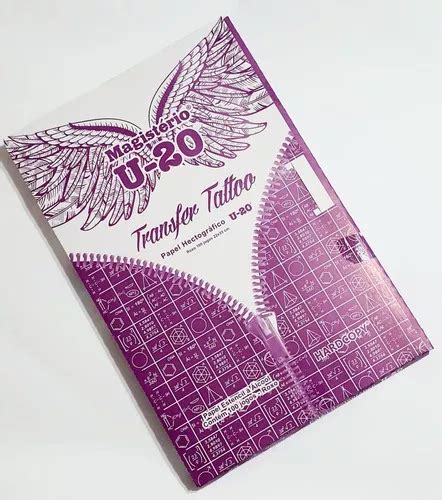 100 Folhas De Papel Hectográfico Roxo Para Tattoo Tatuagem Cor Violeta