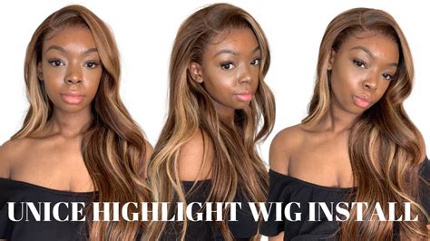 TRYING THE POPULAR UNICE HONEY BLONDE HIGHLIGHT WIG HIT OR MISS