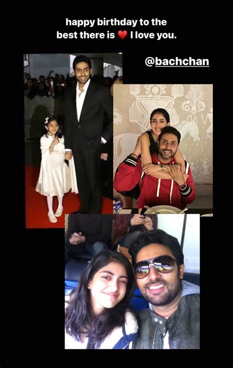 Abhishek Bachchan Turns Niece Navya Nanda Shares Throwback Pics