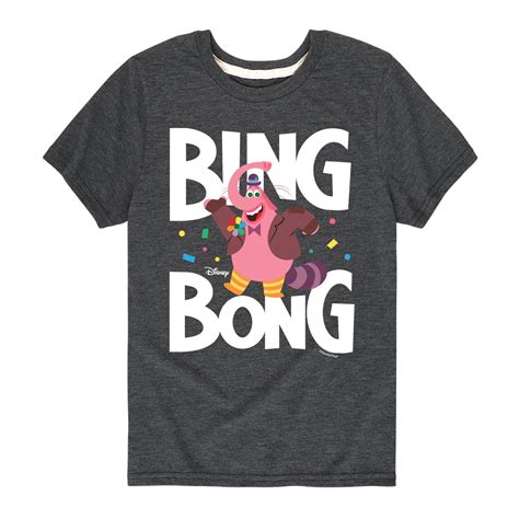 Inside Out - Bing Bong - Toddler And Youth Short Sleeve Graphic T-Shirt ...