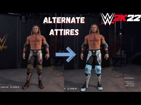 WWE 2K22 How To Put Alternate Attires On Any WWE Superstar YouTube