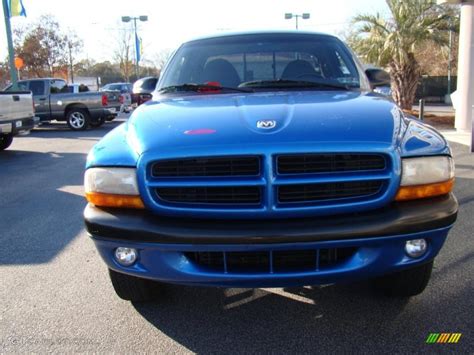 1999 Intense Blue Pearl Dodge Dakota Sport Extended Cab 4x4 42681871 Photo 3