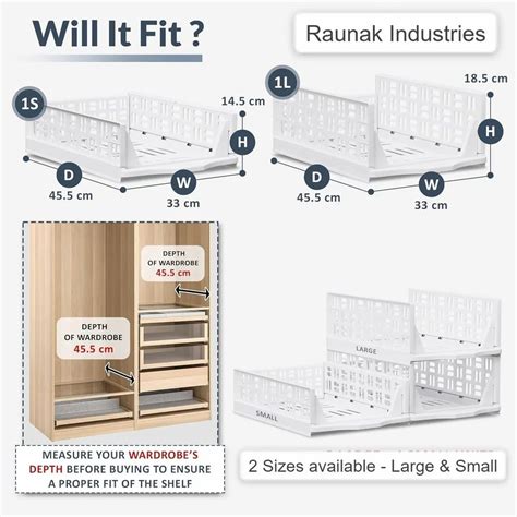 Clothes Organisers Storage For Wardrobe Large At Rs Piece