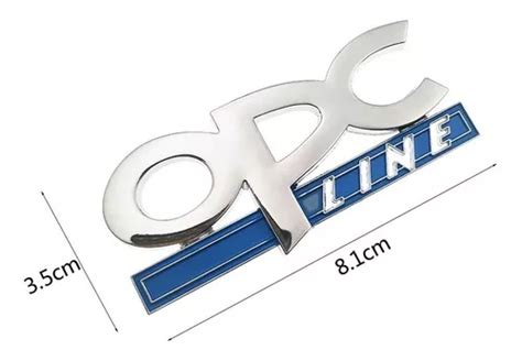 Emblema Opc Line Opel Chevrolet Astra Corsa Vectra Metal M