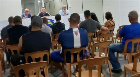 Reunião a Guarda Municipal de Suzano Sindicato sempre próximo da