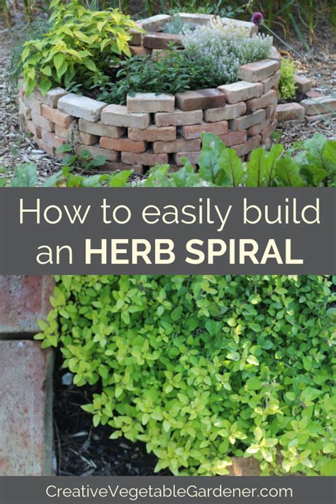 How To Easily Build An Herb Spiral Garden Herb Garden Design Herb