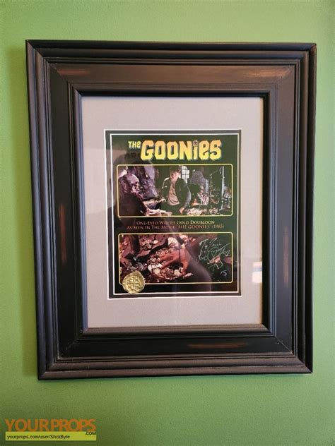 The Goonies The Goonies Gold Treasure Coin for Sale! original movie prop