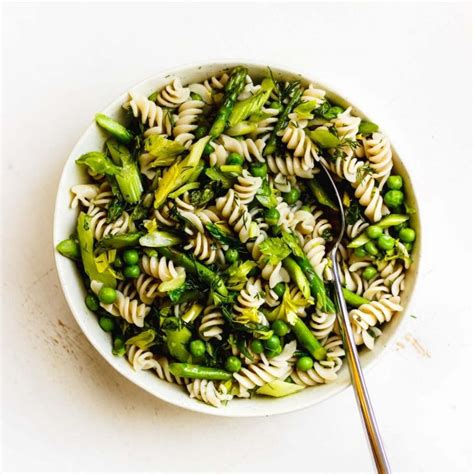 Herby Spring Pasta Salad With Lemon Vinaigrette Vegan Gluten Free