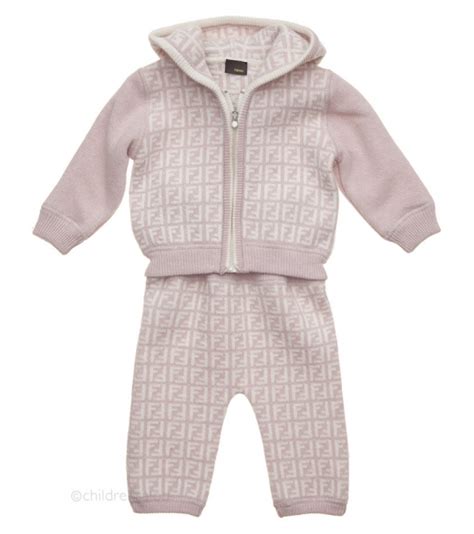 Designer Baby Fendi Baby Cashmere And Angora Track Suit