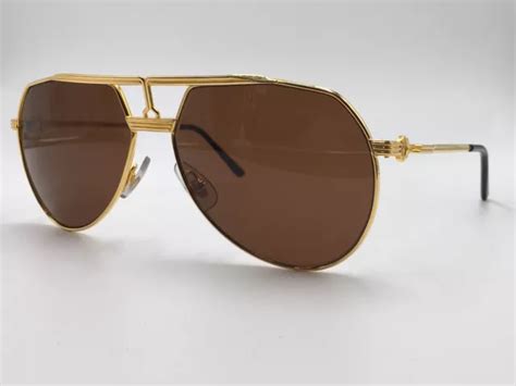 Lunettes De Soleil Vintage Maserati 6130 01 Or Marron Verres Gr L 1980er Eur 358 80 Picclick Fr