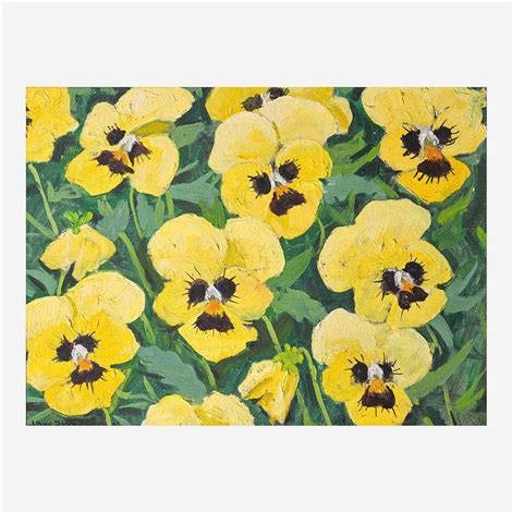 Still Life With Yellow Pansies By Jane Peterson On Artnet