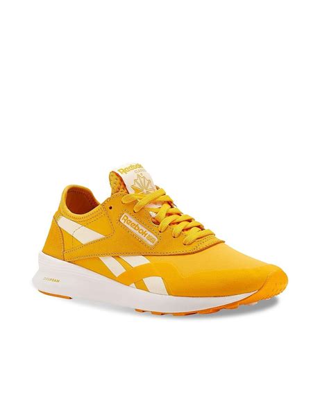 Reebok Synthetic Classic Nylon Sneaker In Mustard Yellow Yellow Lyst