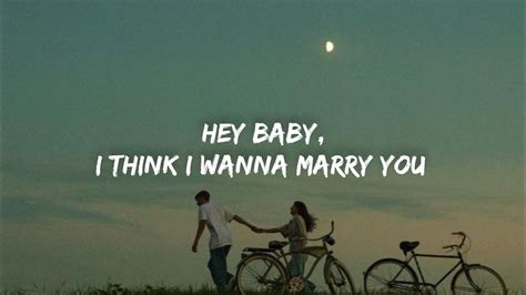 Bruno Mars Marry You [lyrics] Youtube