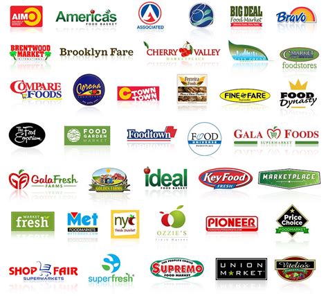 American Supermarket Logos